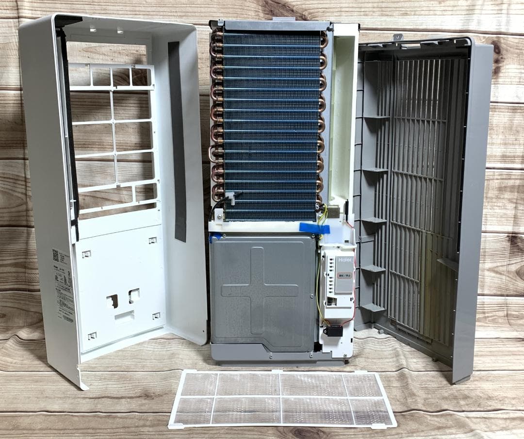 Haier 4.5～7畳 100V 冷房/除湿 窓用 JA-16V 全清掃済♪