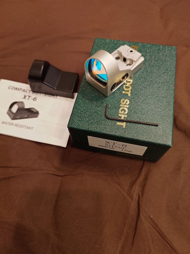 東京スコープ XT-6 ドットサイト シルバー! 美品。