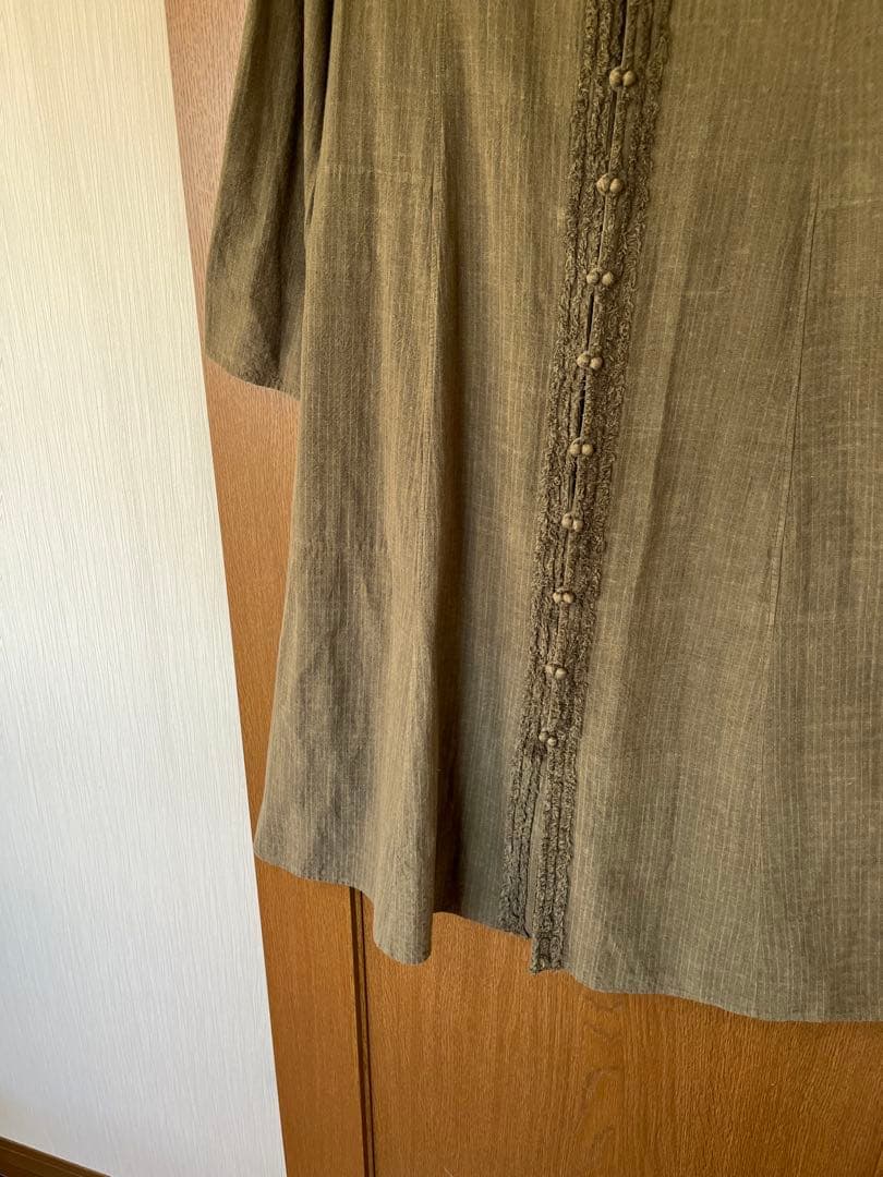 ヨーガンレール　綿ワンピース　羽織り