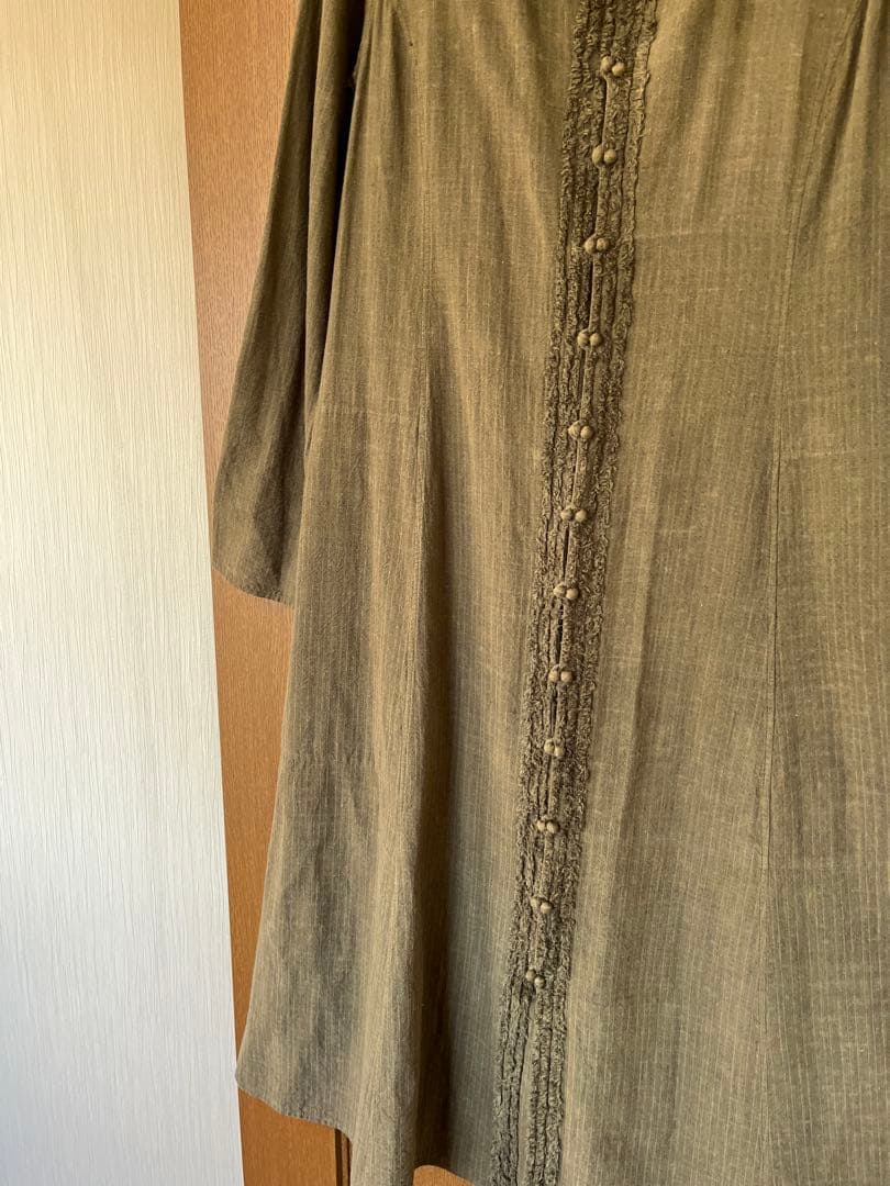 ヨーガンレール　綿ワンピース　羽織り