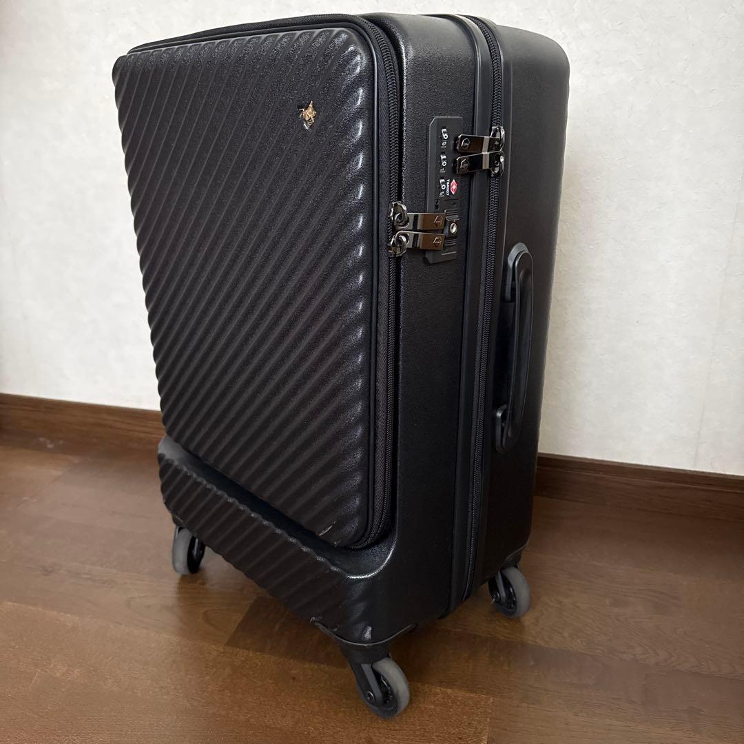 ハントマイン スーツケース ブラック