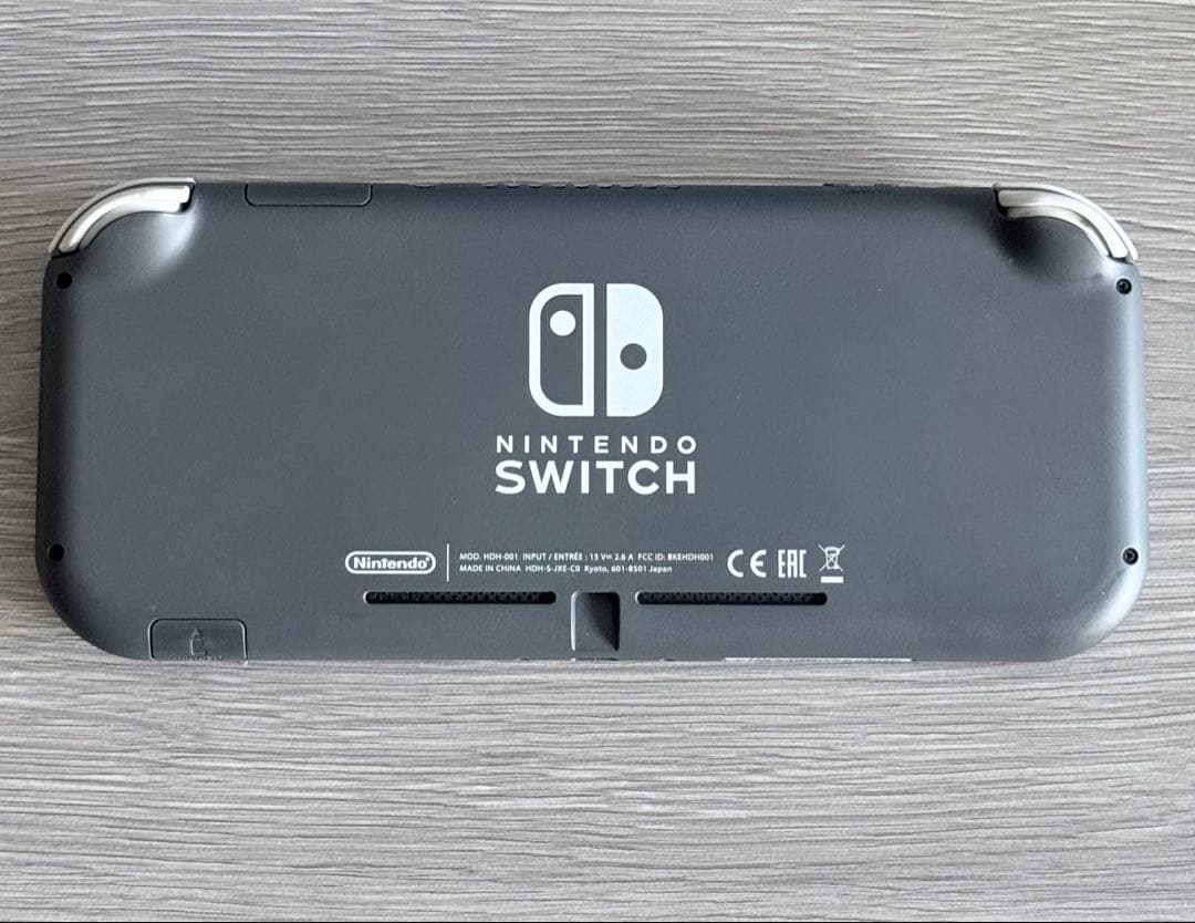 Nintendo Switch Lite グレー 本体(箱+保護フィルム付き)