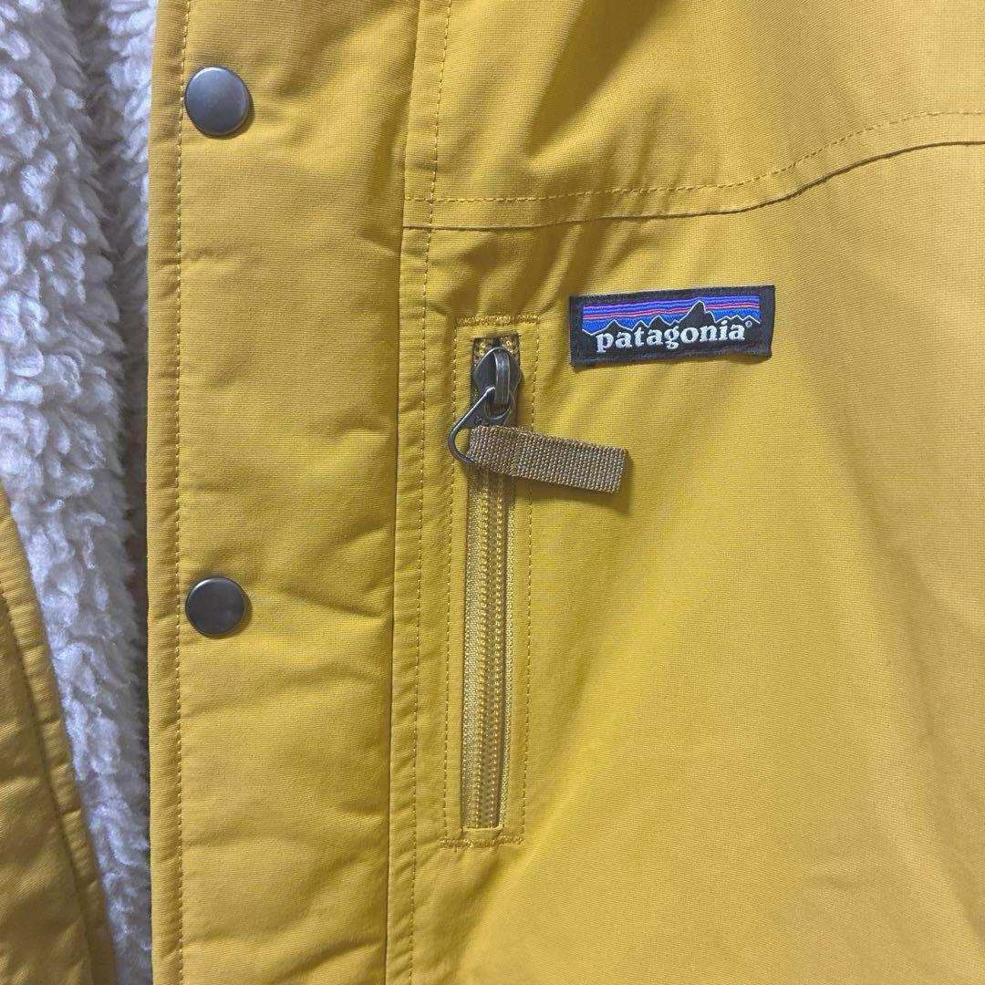 patagonia パタゴニア　裏ボアジャケット　マスタードイエロー14歳　美品