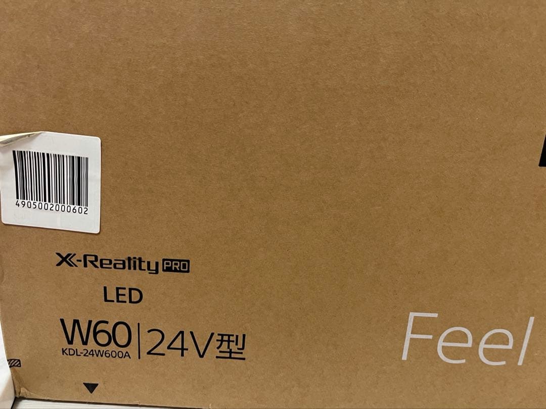 SONY BRAVIA 24型 液晶テレビ KDL-24W600A 箱付　通電