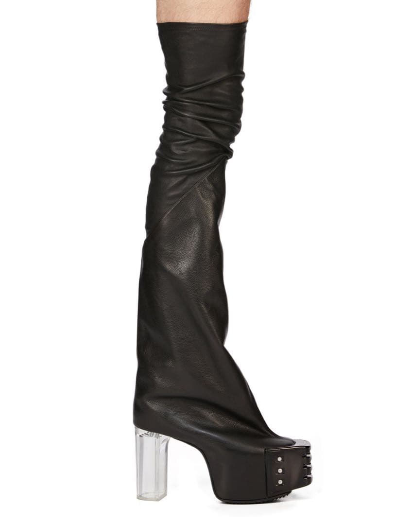 靴 Rick Owens Oblique kiss boots 41