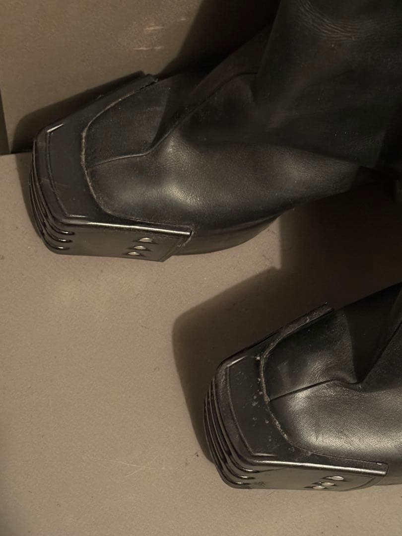 靴 Rick Owens Oblique kiss boots 41