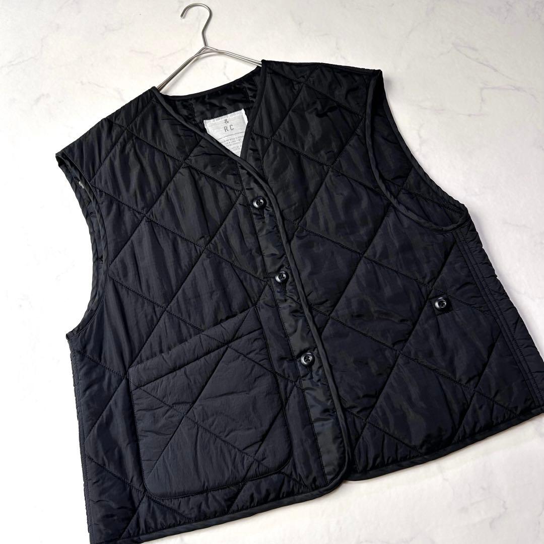 カレンソロジー /＜&RC＞キルティング ショートベスト 黒 ゆったり 人気