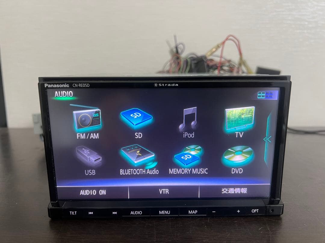 パナソニック カーナビ CN-RE05D 地図データ2018年式 動作確認済！