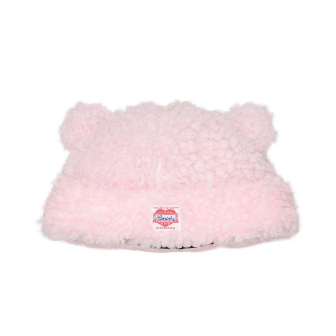 ベイシックス ベアビーニー ピンク
