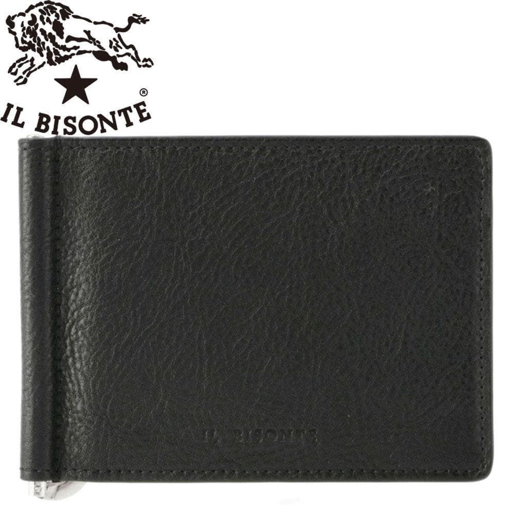 イルビゾンテ / IL BISONTE 二つ折り財布 マネークリップ