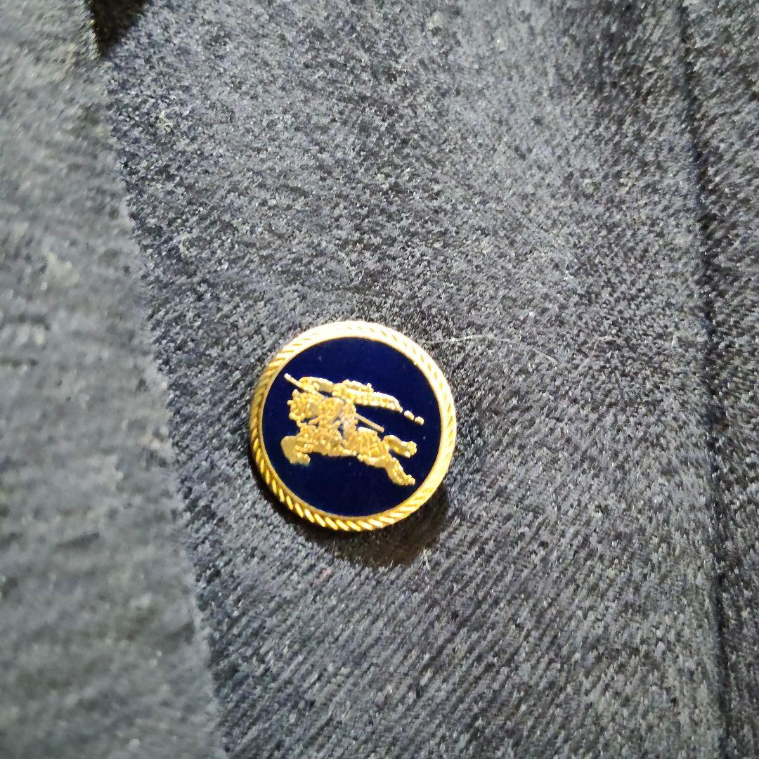 Burberrys バーバリー 希少 ロゴボタン ダブル 紺ブレ ジャケット M