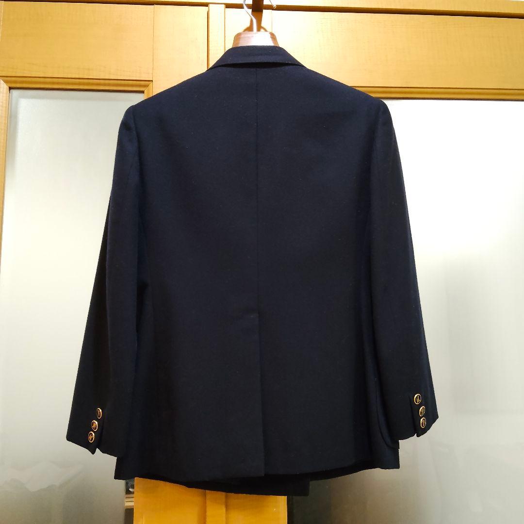 Burberrys バーバリー 希少 ロゴボタン ダブル 紺ブレ ジャケット M