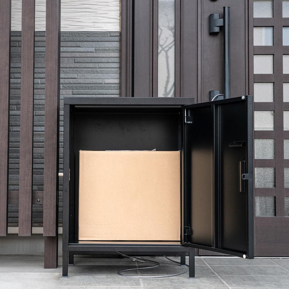 ☆宅配ボックス大容量1ドア　グリーン