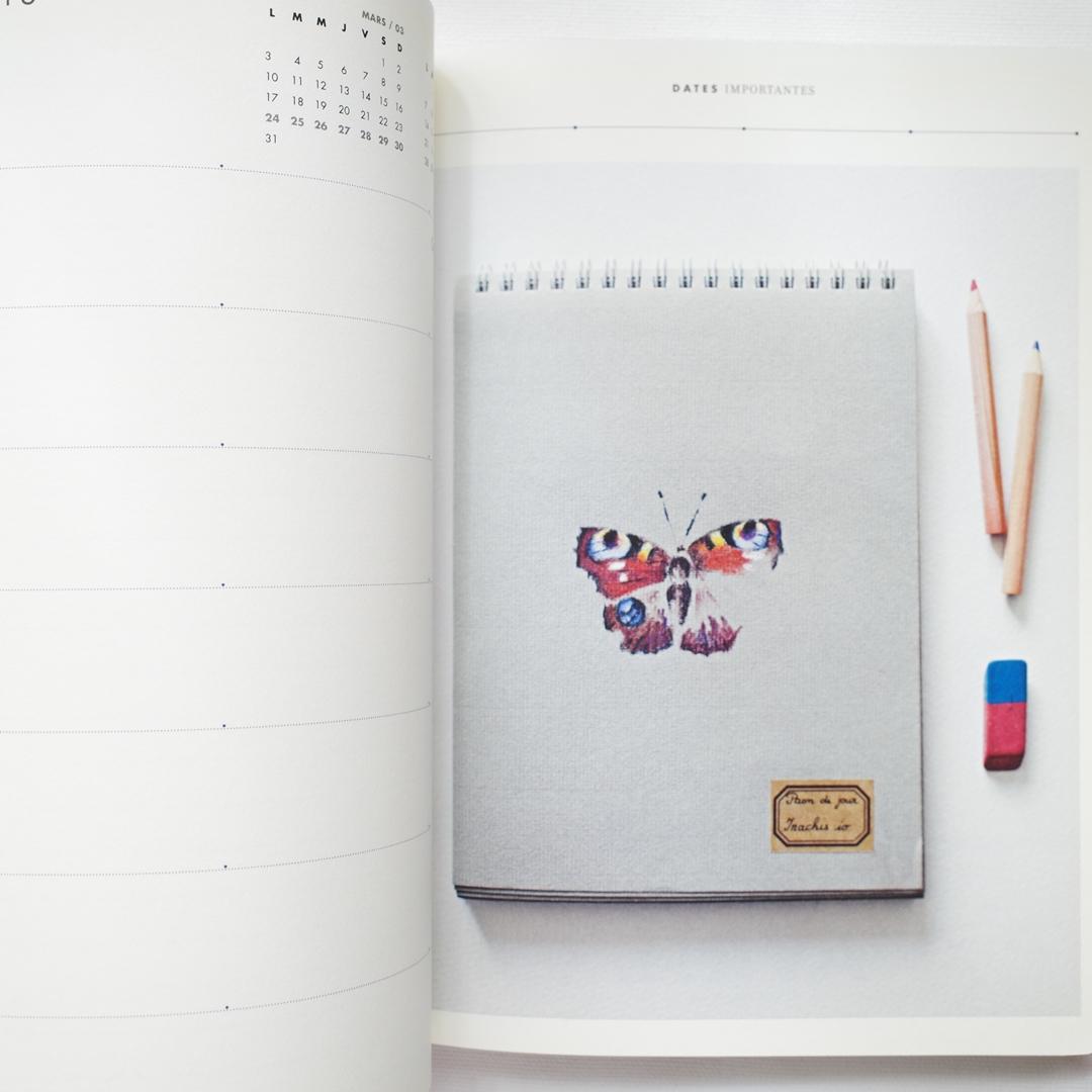 絶版クロスステッチMarie-Therese Saint-Aubin手帳