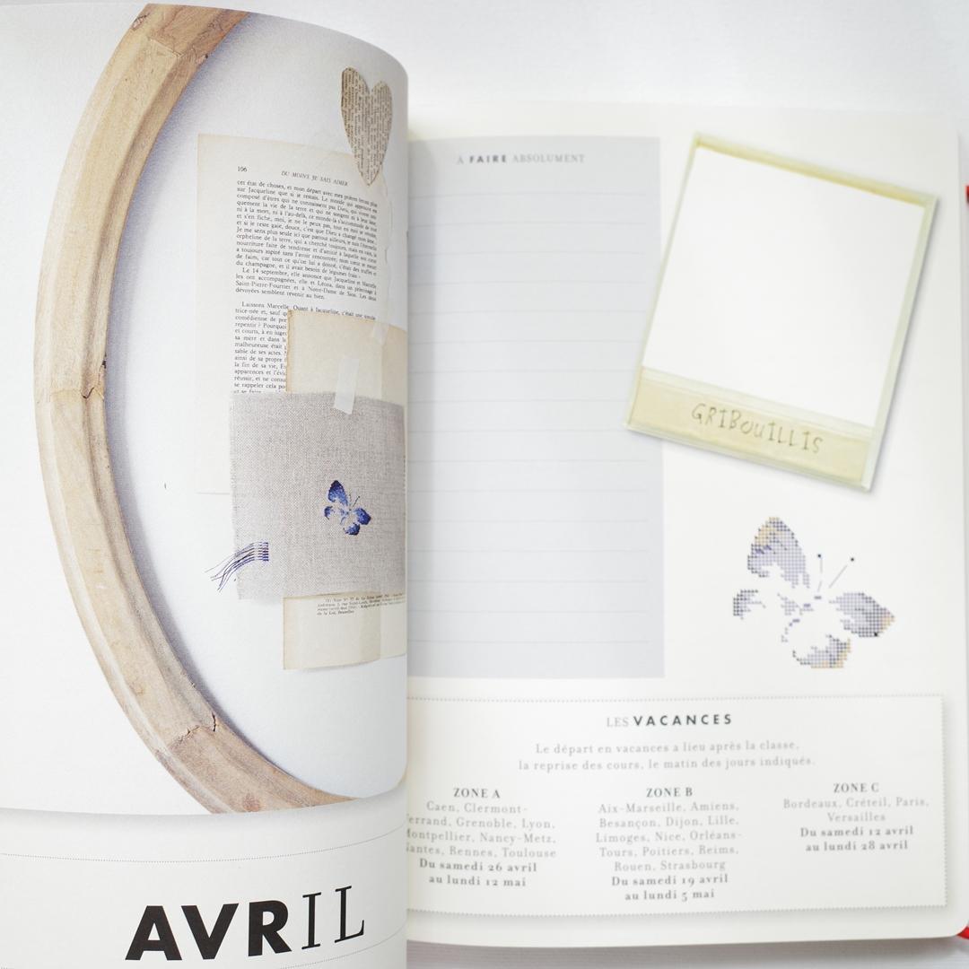 絶版クロスステッチMarie-Therese Saint-Aubin手帳