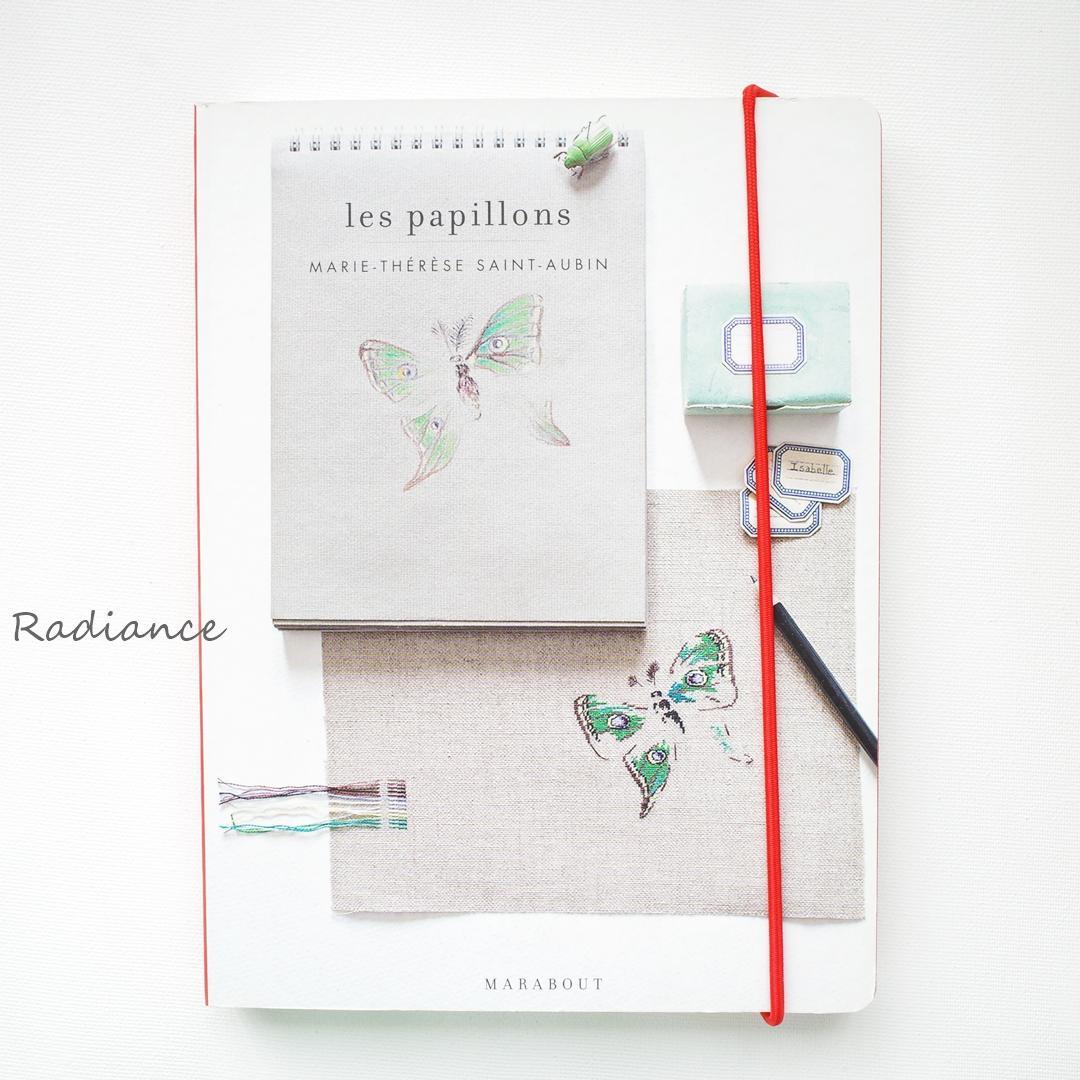 絶版クロスステッチMarie-Therese Saint-Aubin手帳