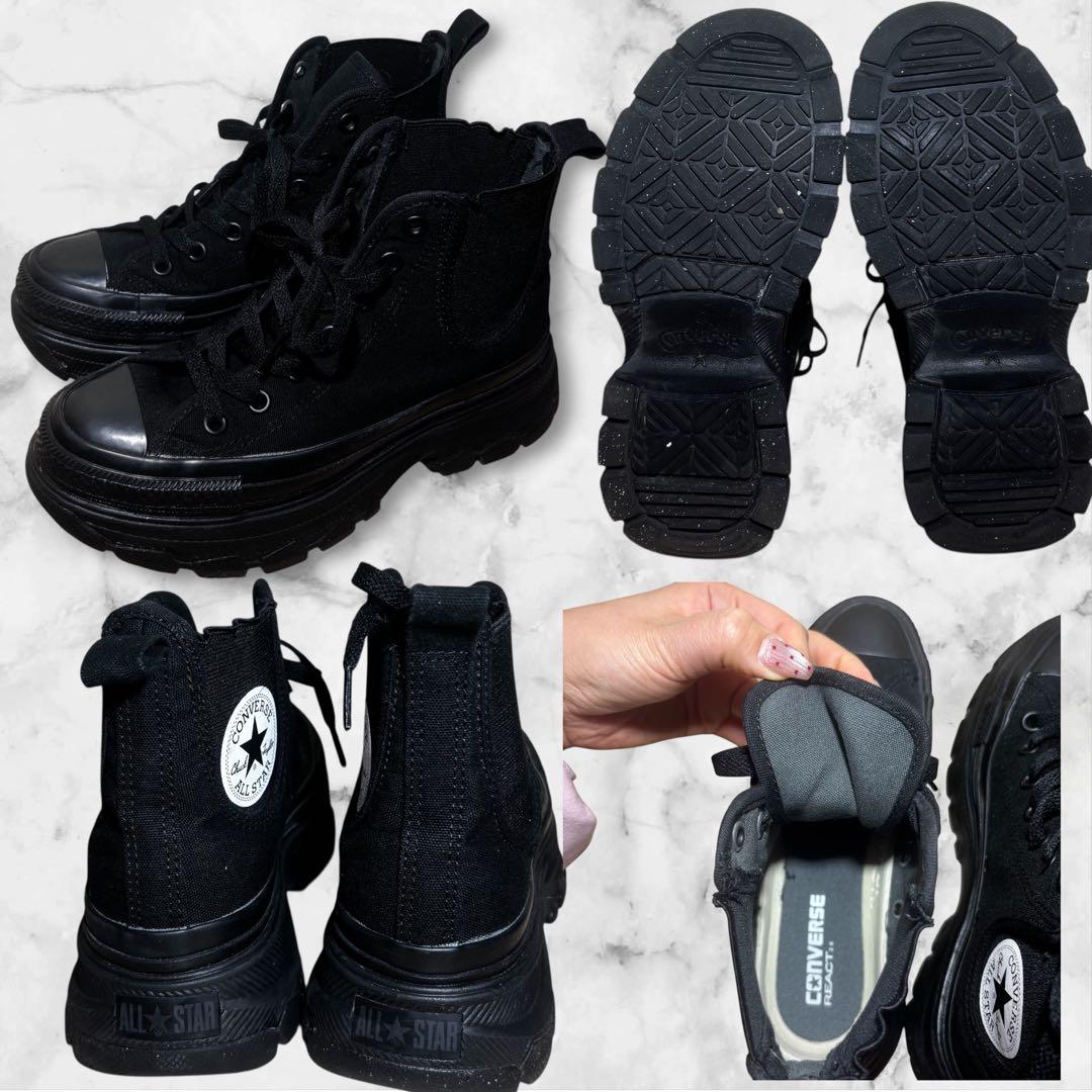 コンバース オールスター アール トラックウェーブ サイドゴア H 25cm