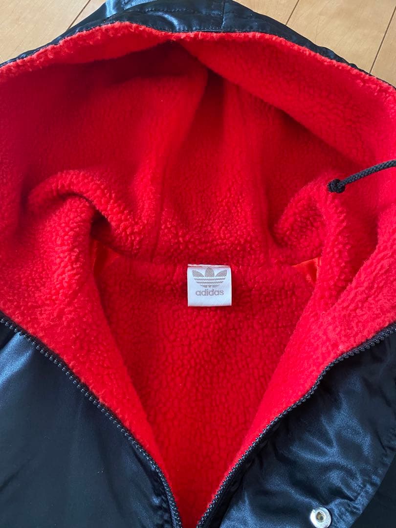 アディダス　ベンチコート　デサント社　ヴィンテージ　90's 美品　MLサイズ