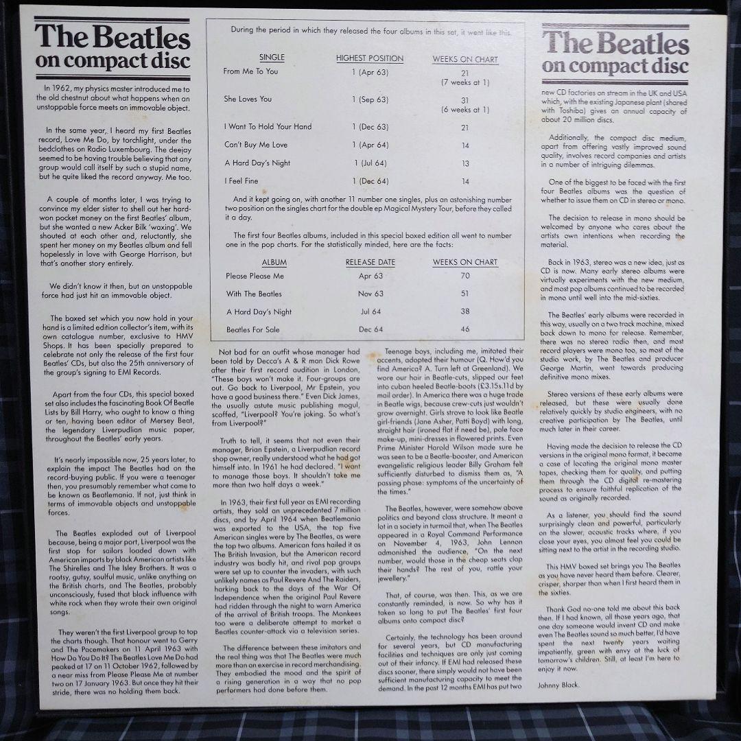 1stUK•CD☆The Beatles on Compact Disc Box