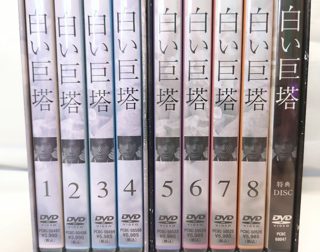 白い巨塔 DVD-BOX 第一部、第二部（9巻セット）西田敏行・唐沢寿明