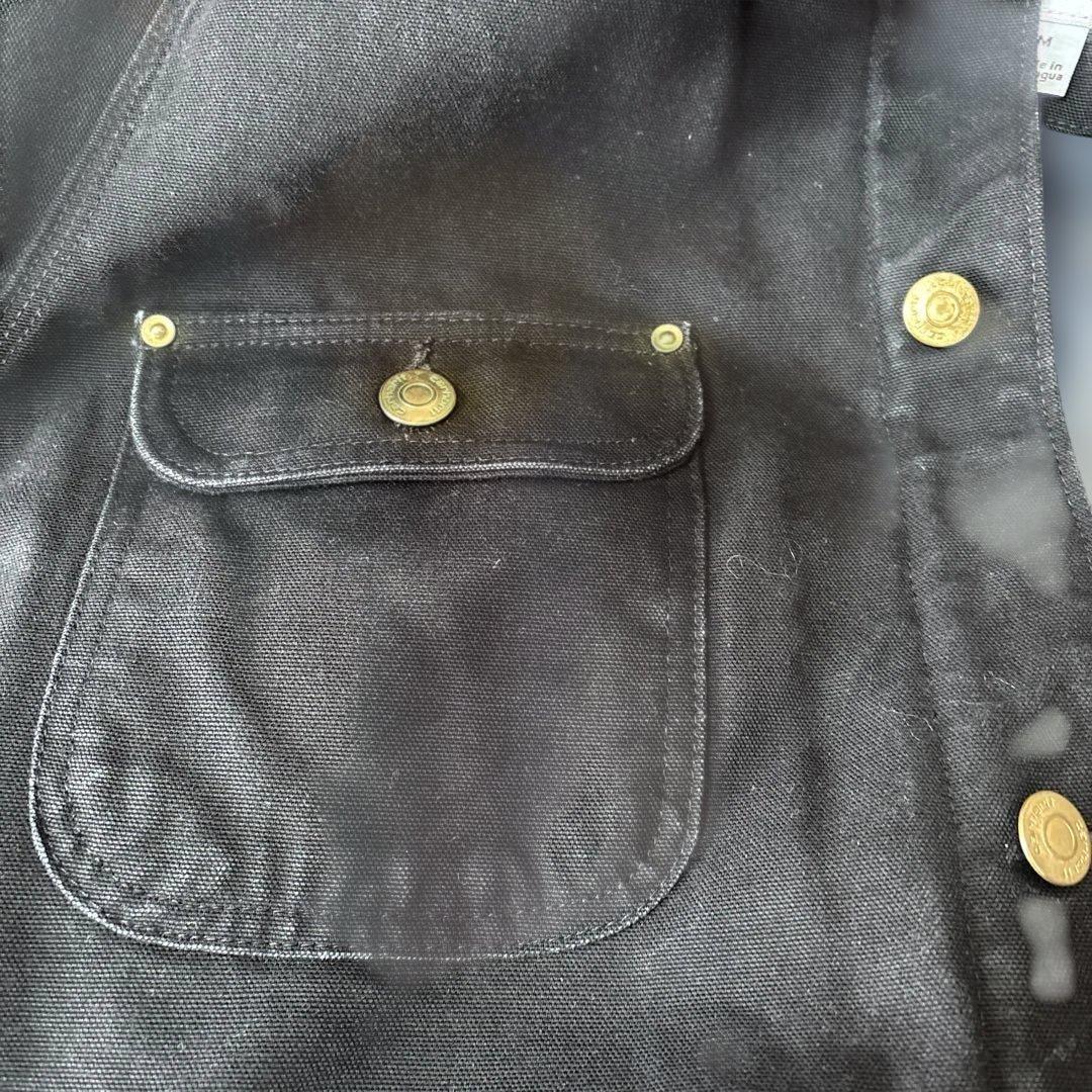 Carhartt カーハートブラック カバーオール Mミシガン　チョアコート