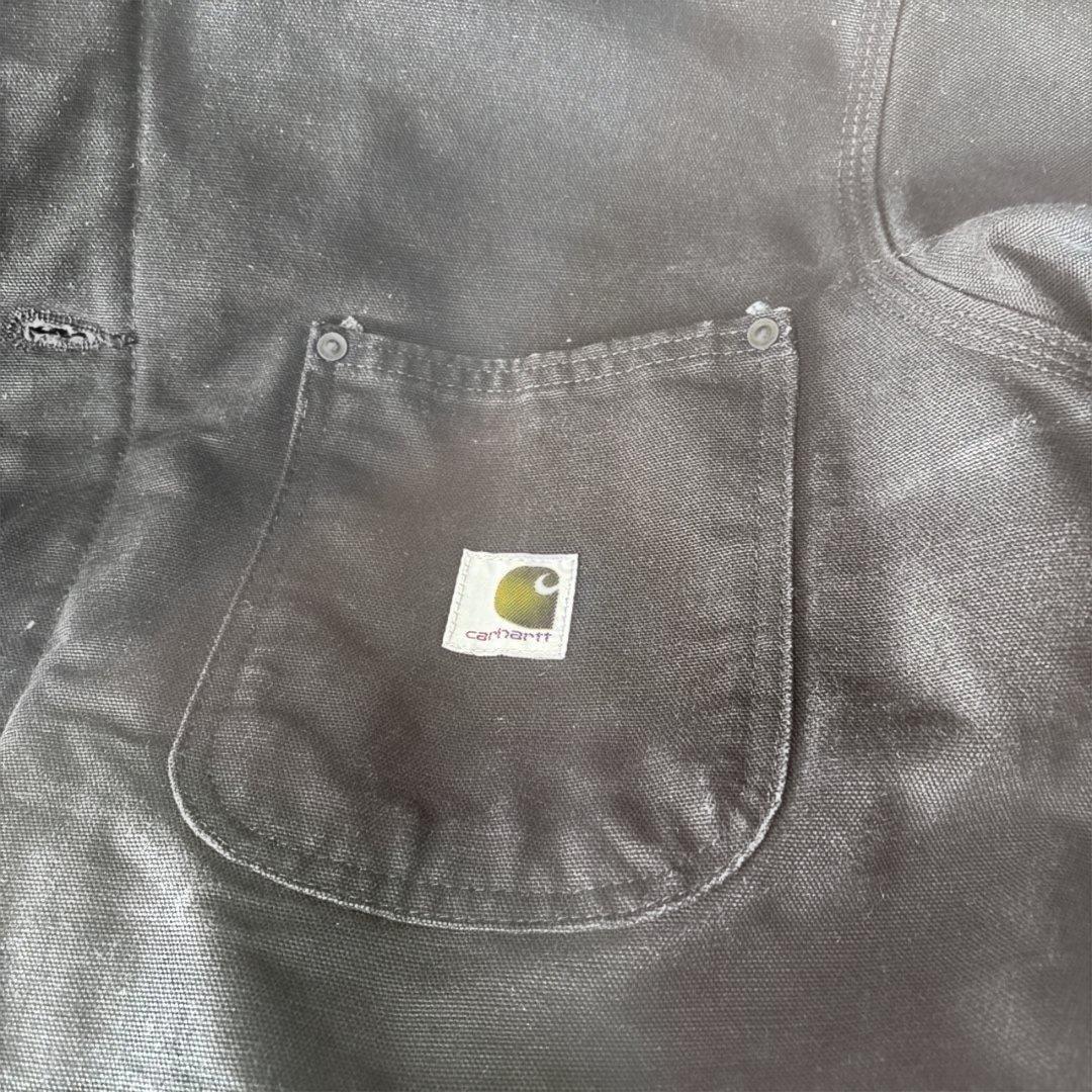 Carhartt カーハートブラック カバーオール Mミシガン　チョアコート