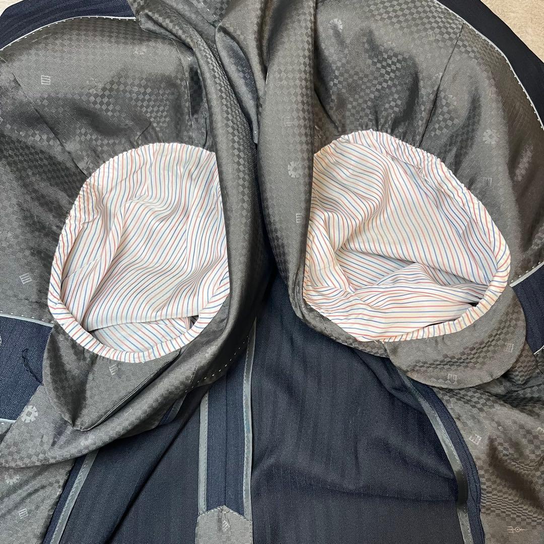 ☆美品☆ ORIHICA 3ピース リバーシブルベスト スーツ ネイビー A6