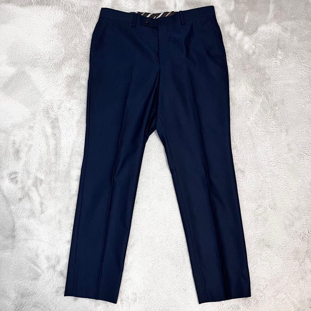 ☆美品☆ ORIHICA 3ピース リバーシブルベスト スーツ ネイビー A6