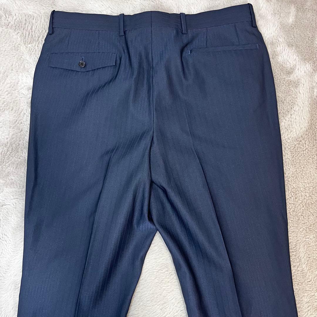 ☆美品☆ ORIHICA 3ピース リバーシブルベスト スーツ ネイビー A6