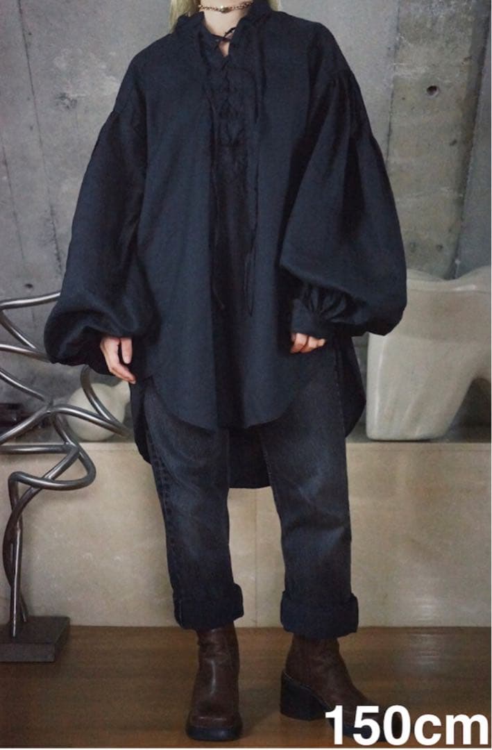 【完売品】デプト　チュニック　ブラック