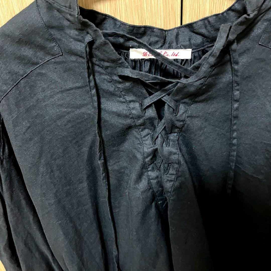 【完売品】デプト　チュニック　ブラック