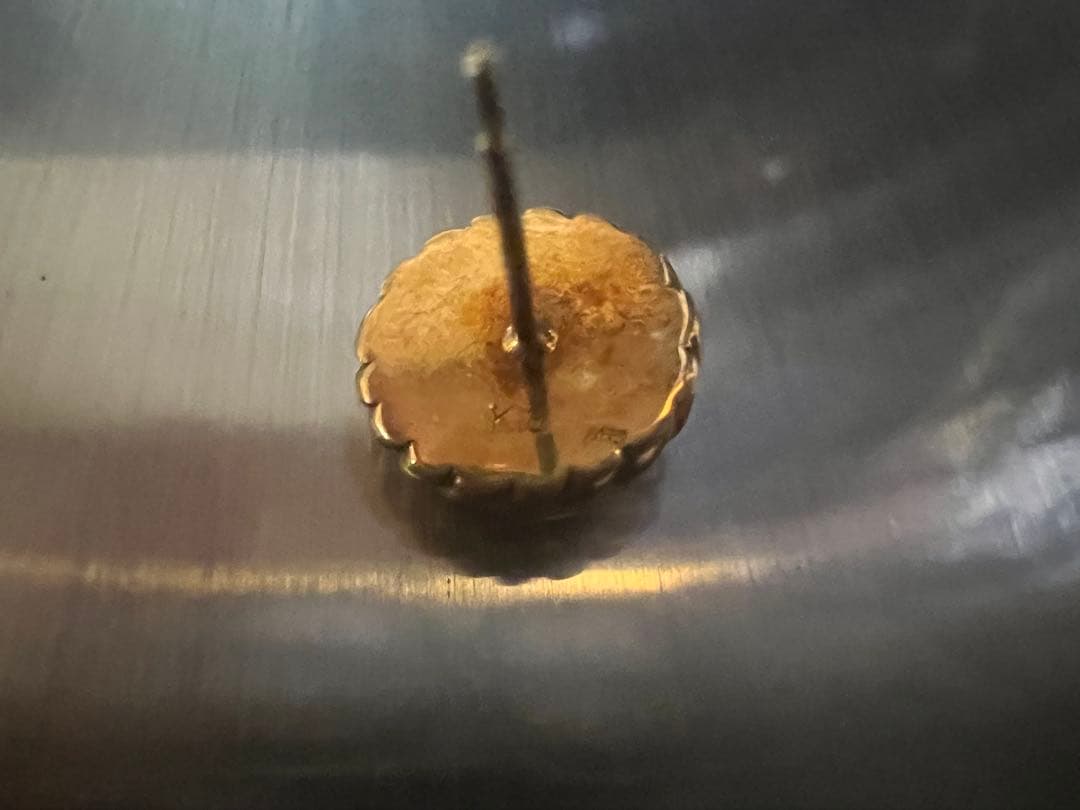 TADY&KING タディアンドキング　ピアス　金縄ターコイズ　K18 ゴールド