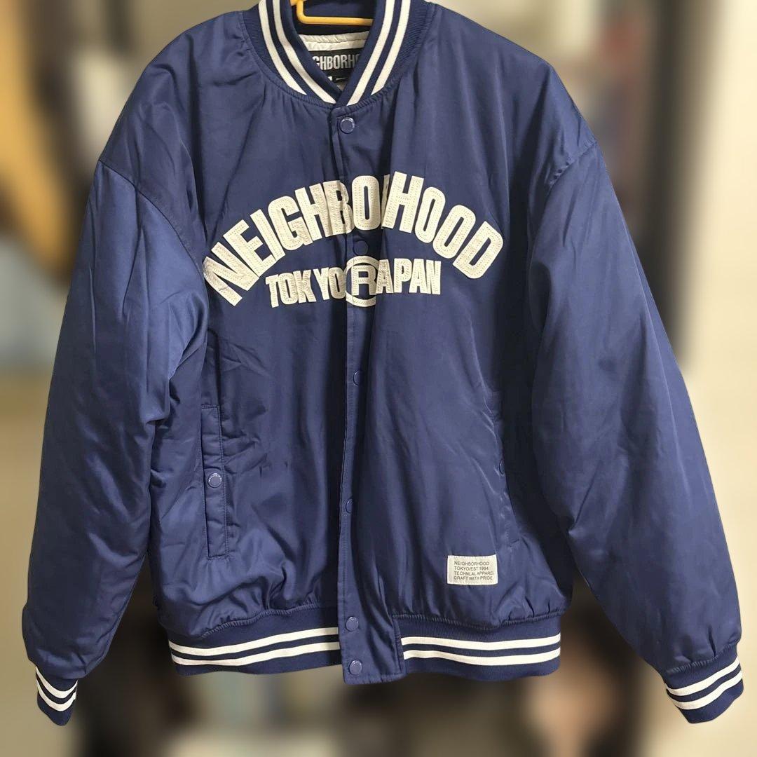 【再販なし】NEIGHBORHOOD スタジャン ブルー