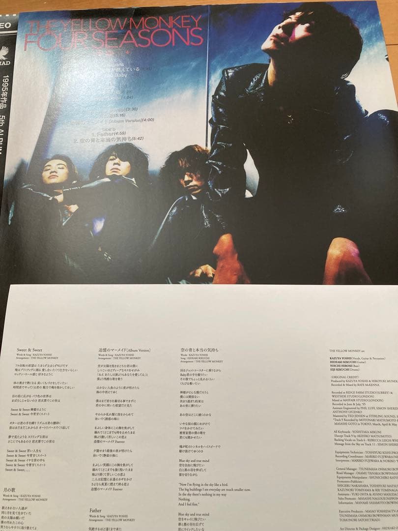 The Yellow Monkey レコード　Four seasons 吉井和哉
