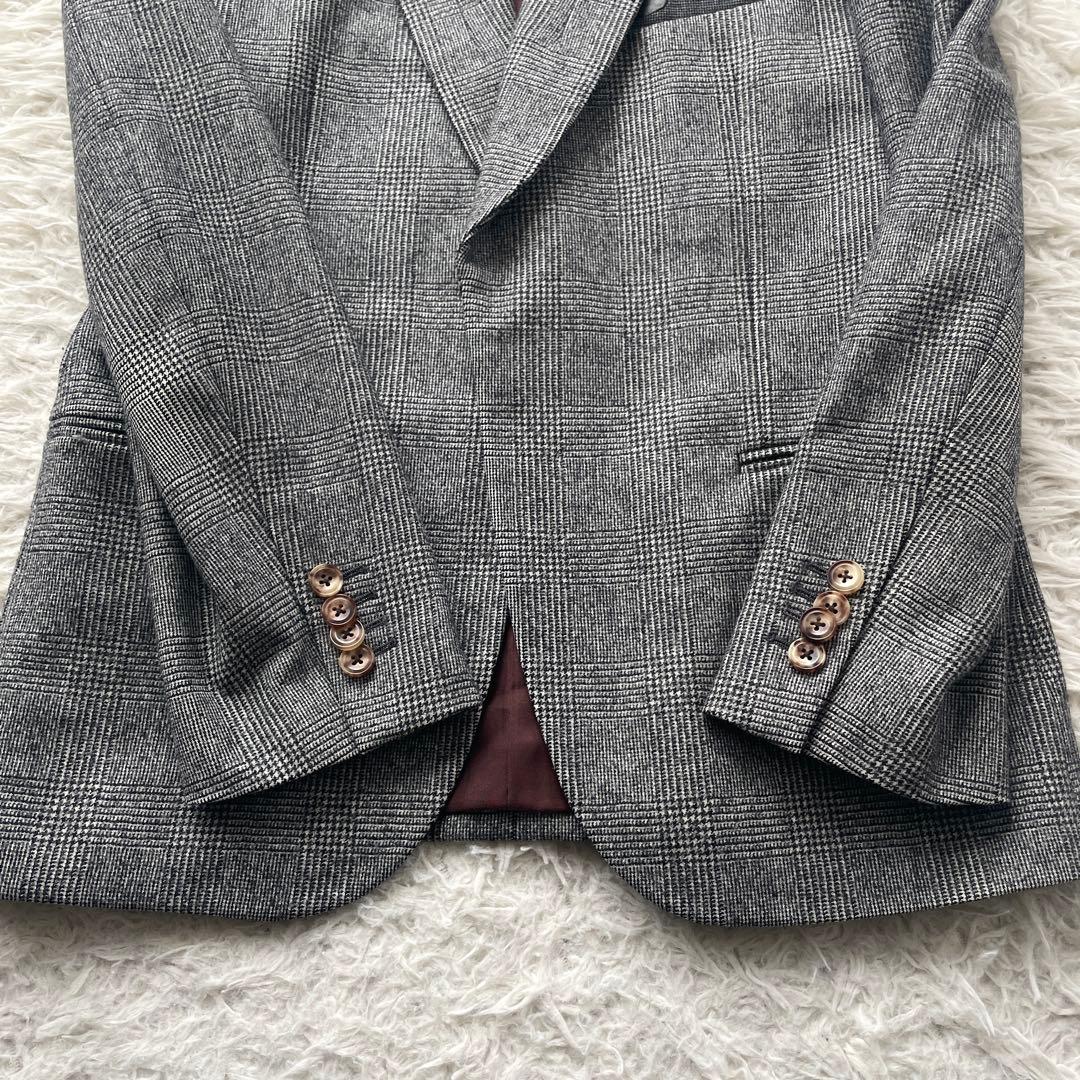 Paul Smith シルク混　チェック　上下　セットアップ　スーツ