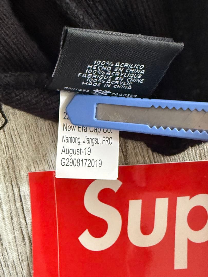 Supreme ニット帽 バンダナ ボックスロゴ 2019AW