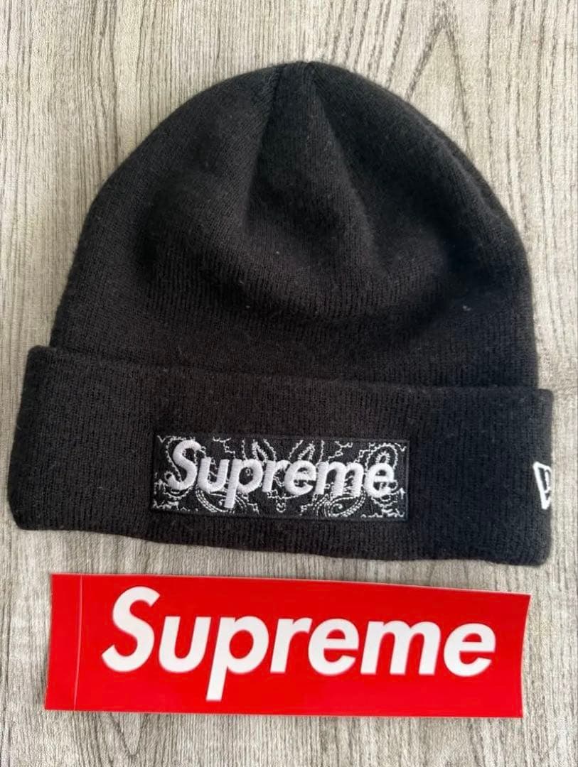 Supreme ニット帽 バンダナ ボックスロゴ 2019AW