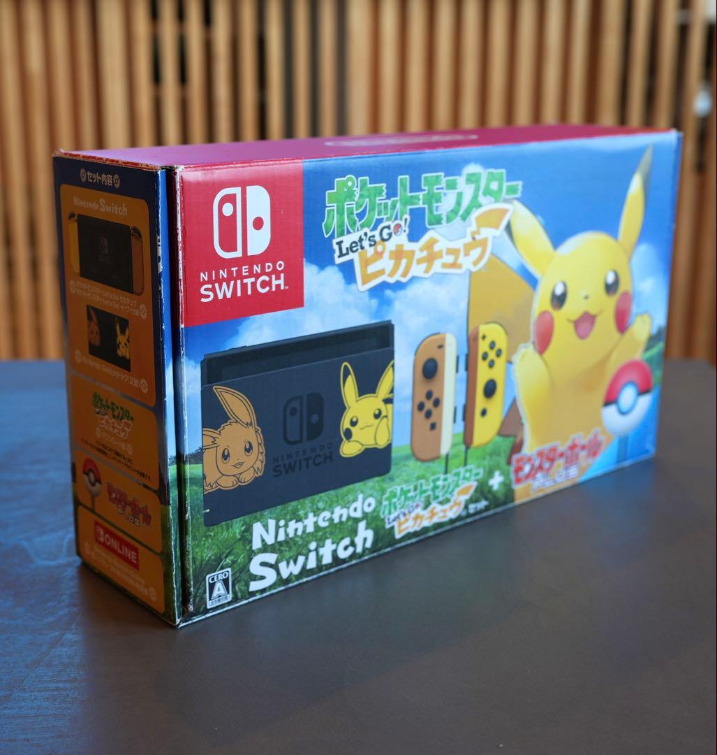 【美品】NintendoSwitchポケモンlet's go ピカチュウ本体