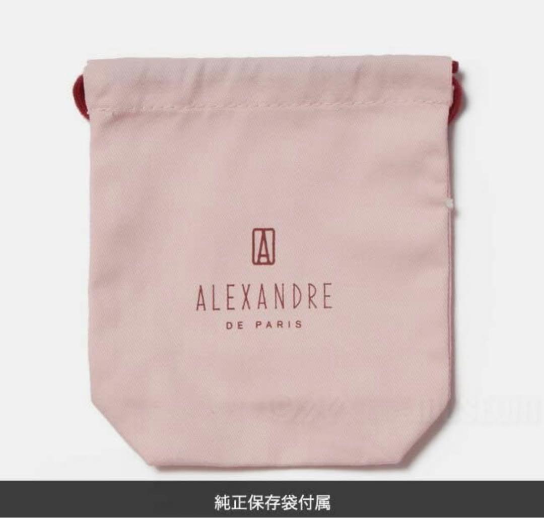 【新品未開封】 アレク　M クリップ　ブラウン スワロフスキー