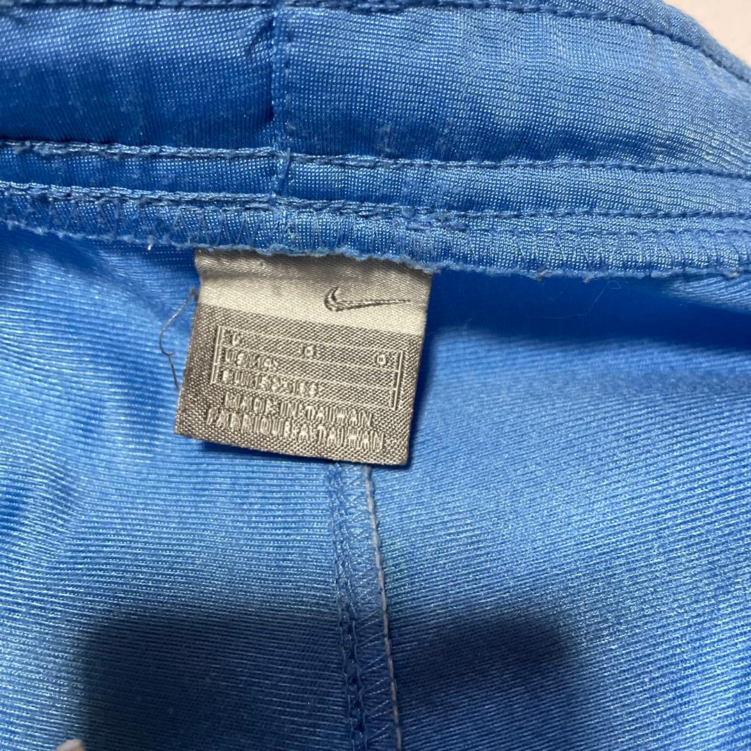 Nike 青 ジャージパンツ サイドストライプ