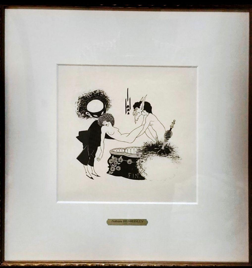展覧会出品 夭折オーブリー・ビアズリー「サロメ」ラインブロク 5点セット