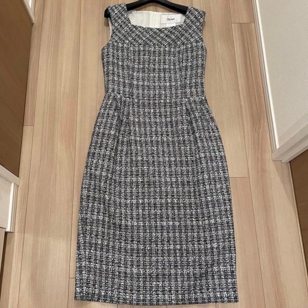 Rene MALHIA ツイードワンピース