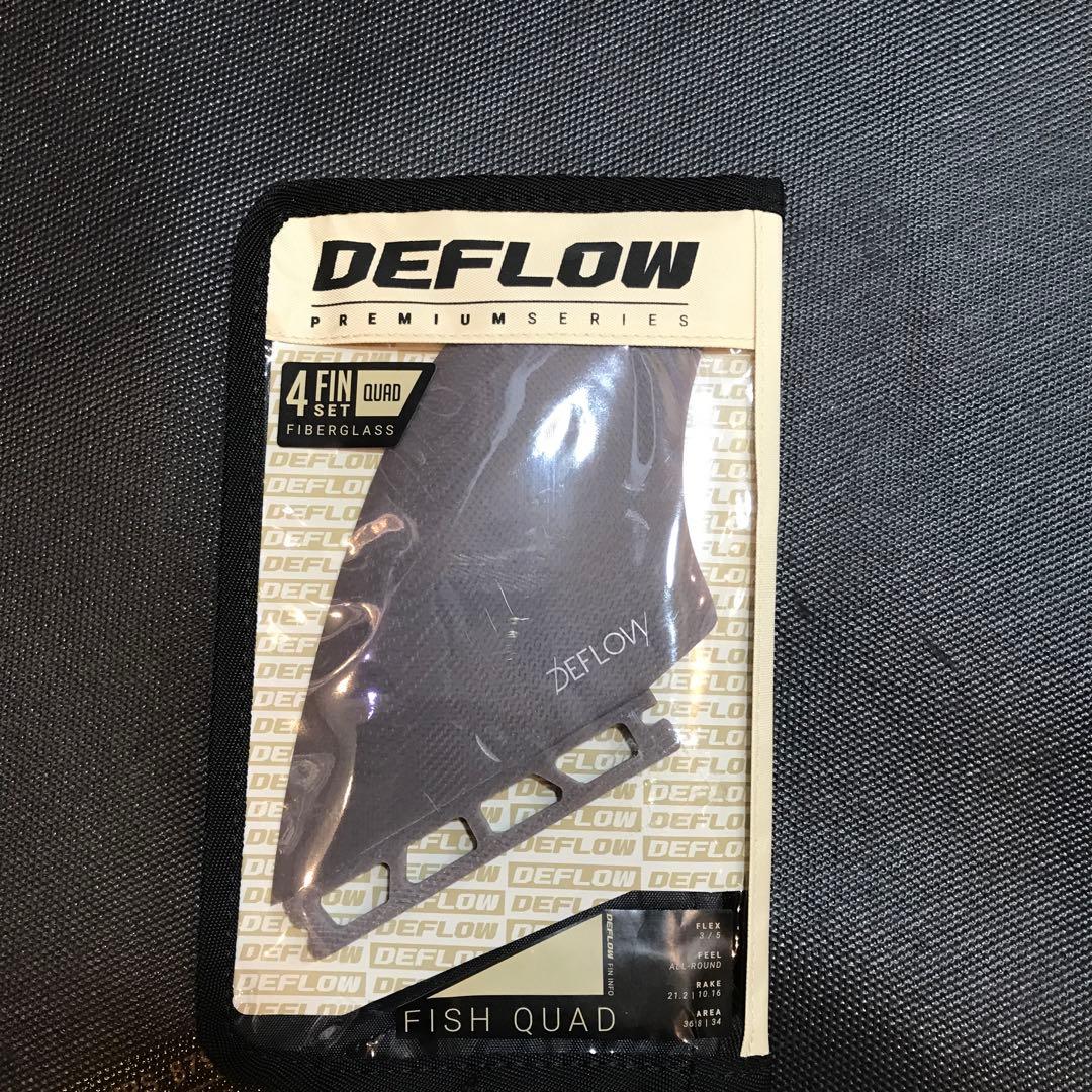 DEFLOW FISH QUAD デフロー　フィン　クアッド