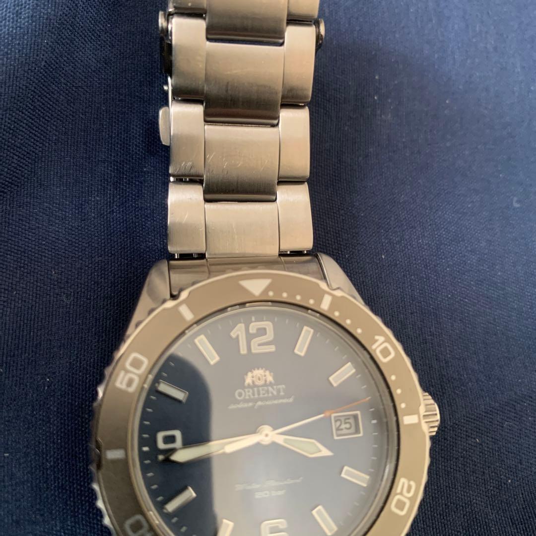 オリエント マコ40 ソーラー腕時計 RN-WJ0002L ブルー