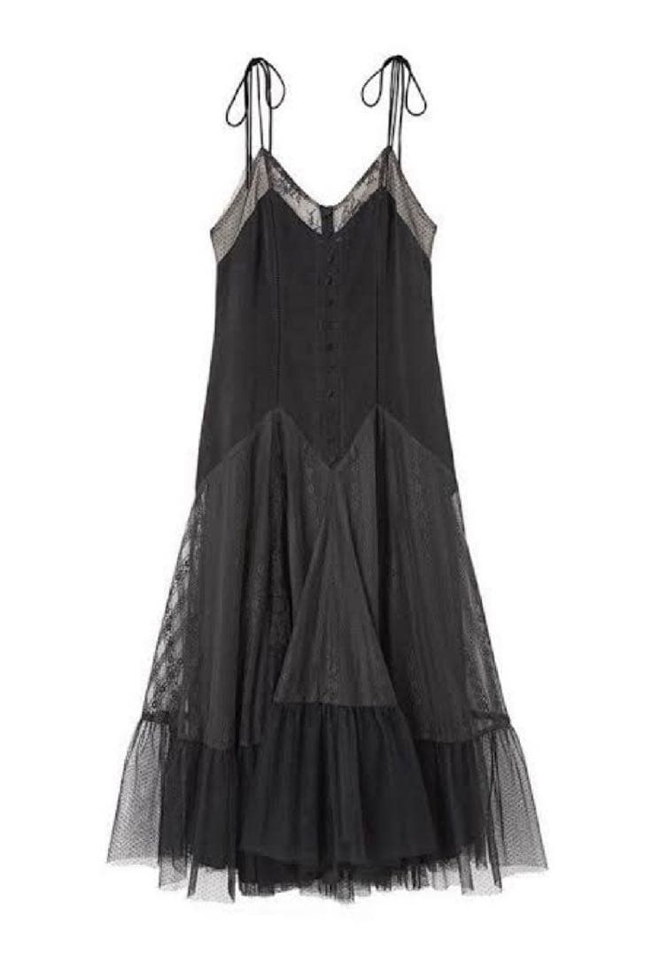 ま*ー様 herlipto lace-trimmed satin cami dr