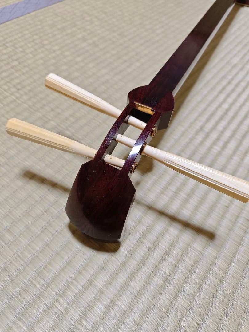 三味線 紅木 高級素材 備品付き