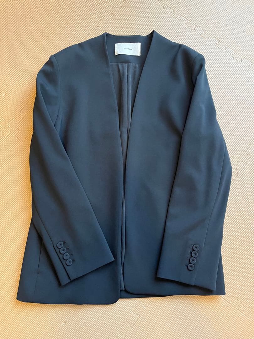 ジャケット・アウター todayful Collarless Twill JK