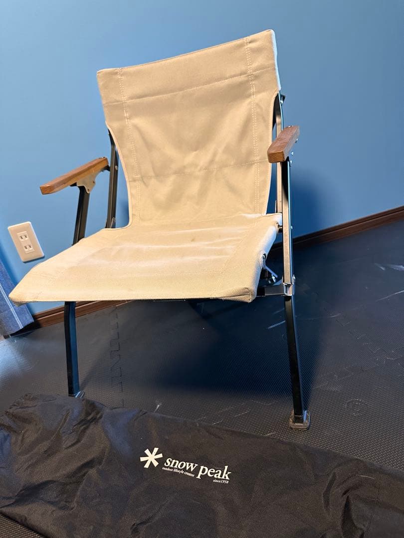 kanku スノーピーク　ローチェア ショート アイボリー