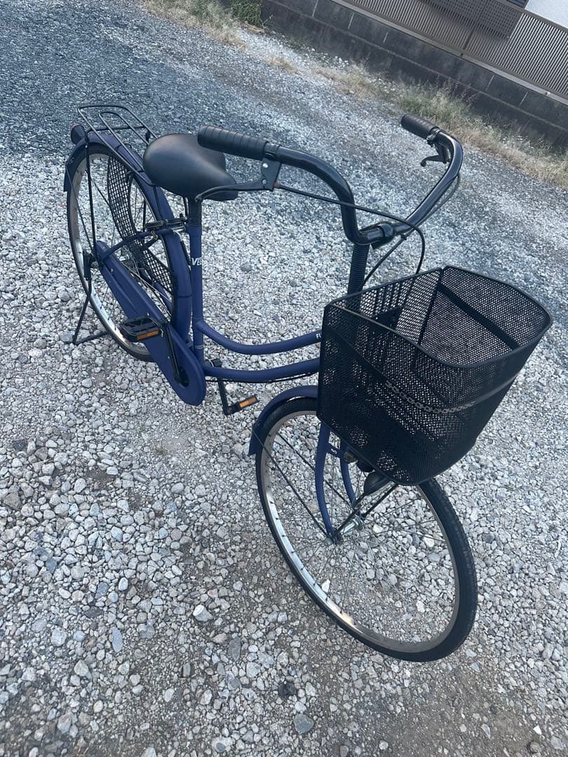 シティサイクル ネイビー メッシュバスケット付き