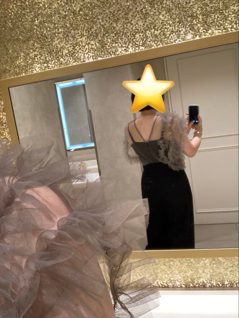 39様　LAGUNAMOON 【完売品】LADYチュールドッキングコンビネゾンＬ